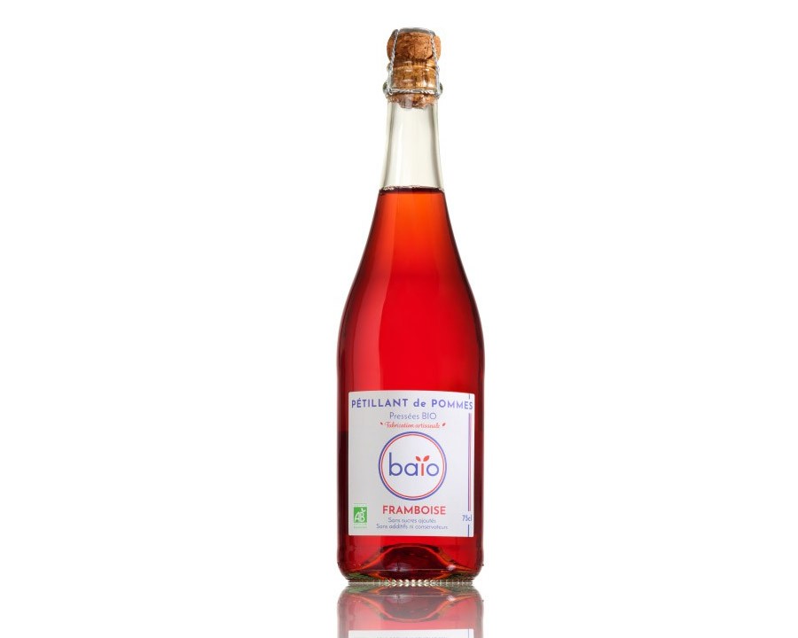 P&eacute;tillant de pommes / framboise 75cl 