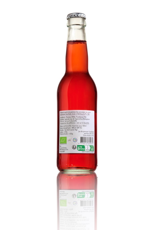 BAIO P&eacute;tillant de pommes / framboise 33cl